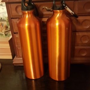 Set of two water bottles